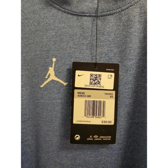 NIKE JORDAN TRAINING SHIRT MENS SIZE XS - Picture 7 of 7